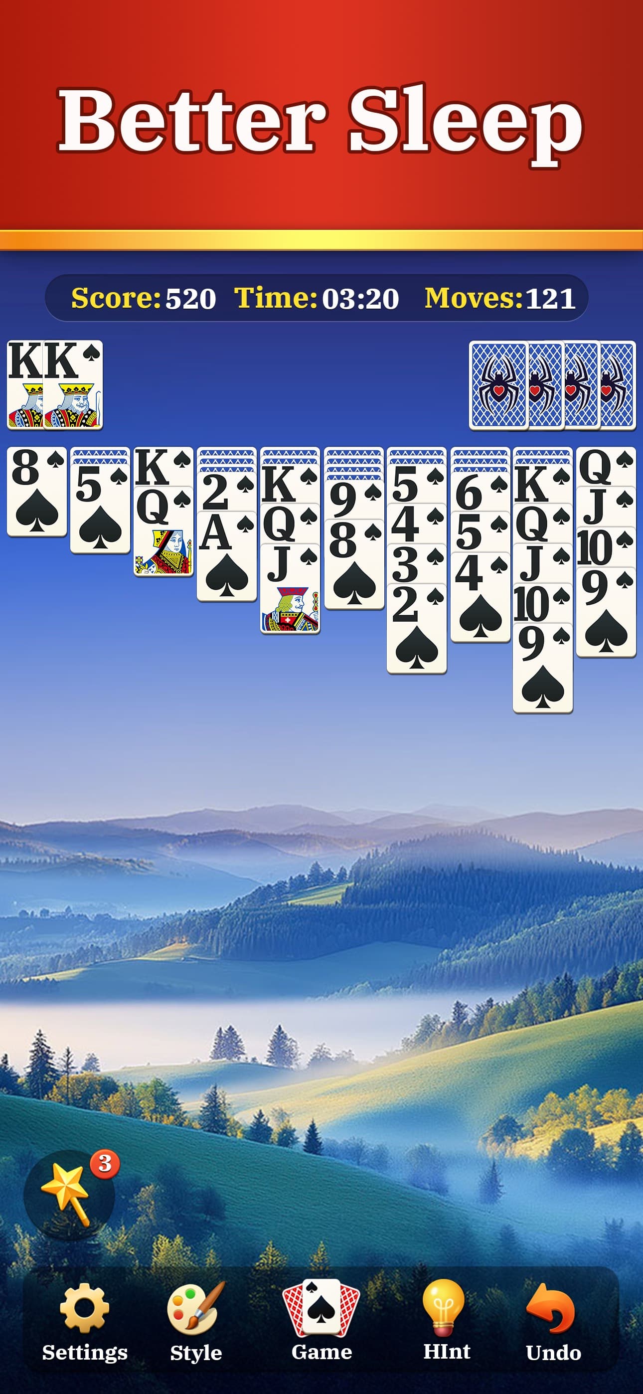 Spider Solitaire Zen Card Game screenshot 4 - screenshot
