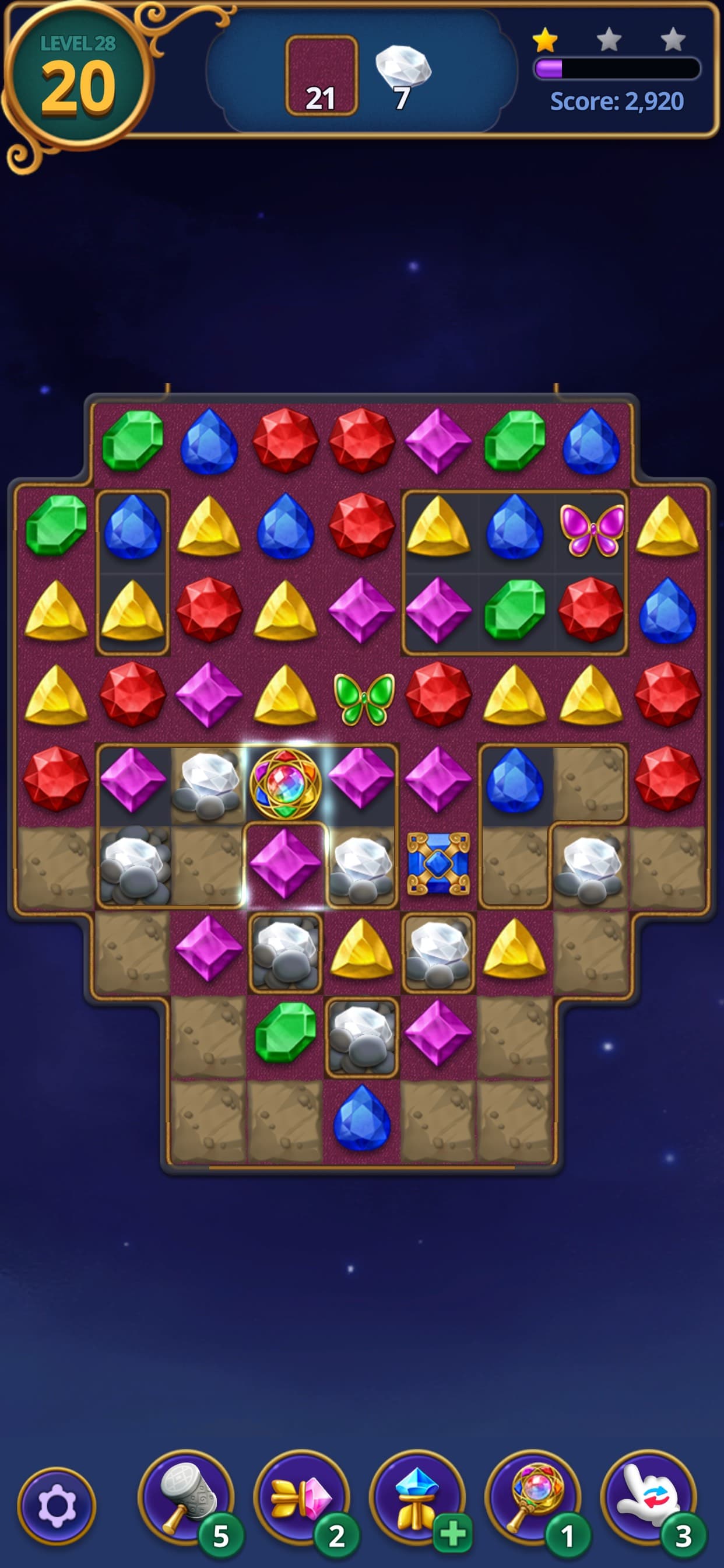 Jewels Magic : King’s Diamond screenshot 1 - screenshot