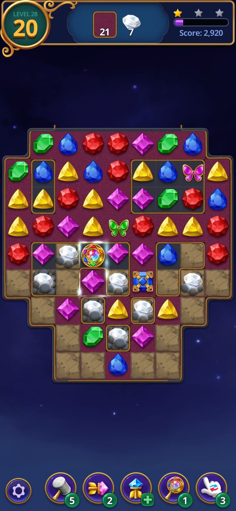 Jewels Magic : King’s Diamond screenshot 1 - screenshot