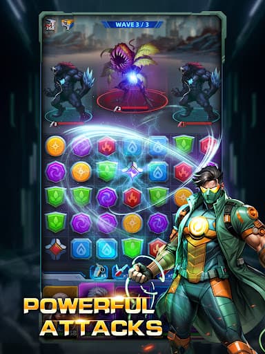 Superhero & Puzzles Match3 RPG screenshot 11 - screenshot