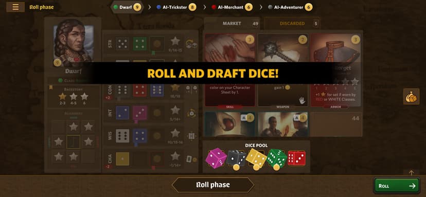 Roll Player - The Board Game screenshot 1 - screenshot