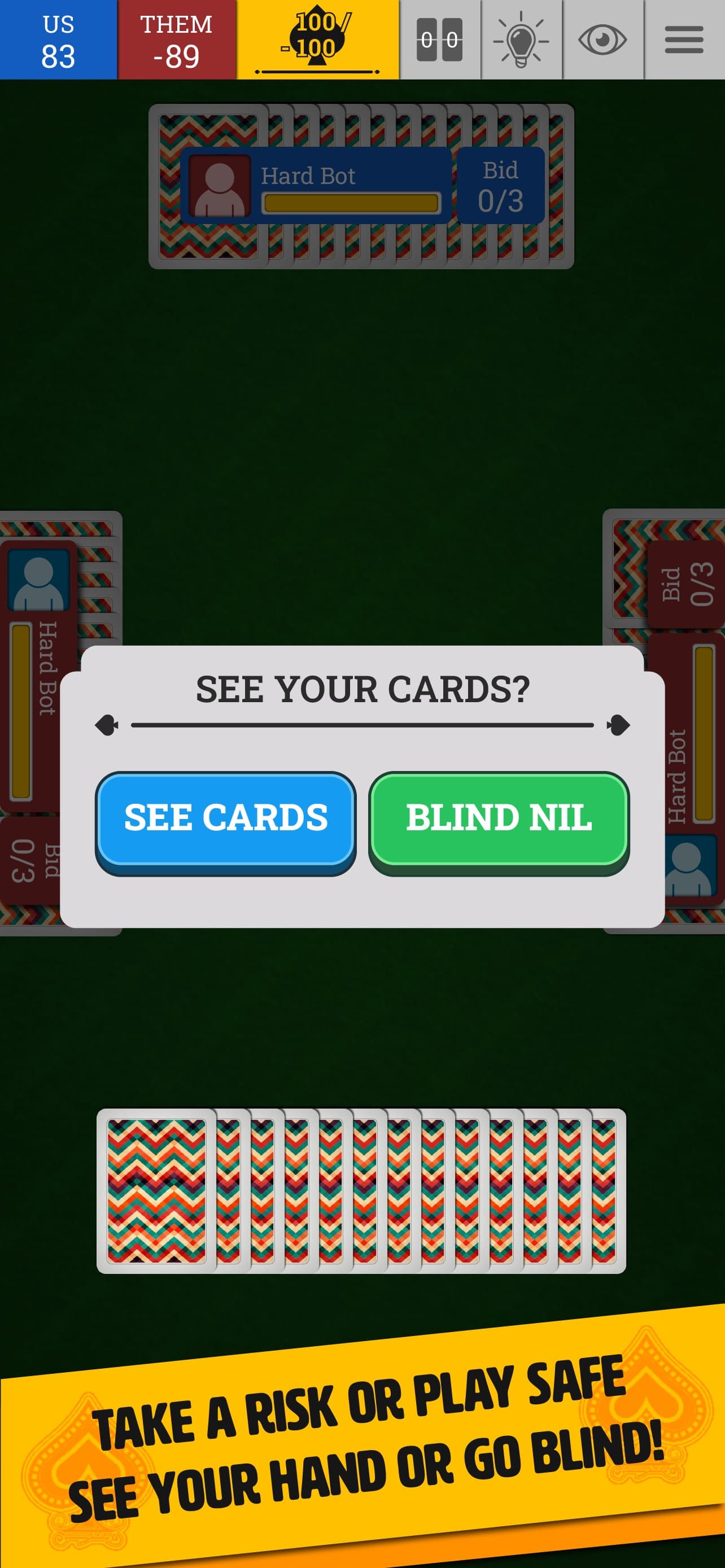 Spades Trickster Game Jogatina screenshot 3 - screenshot