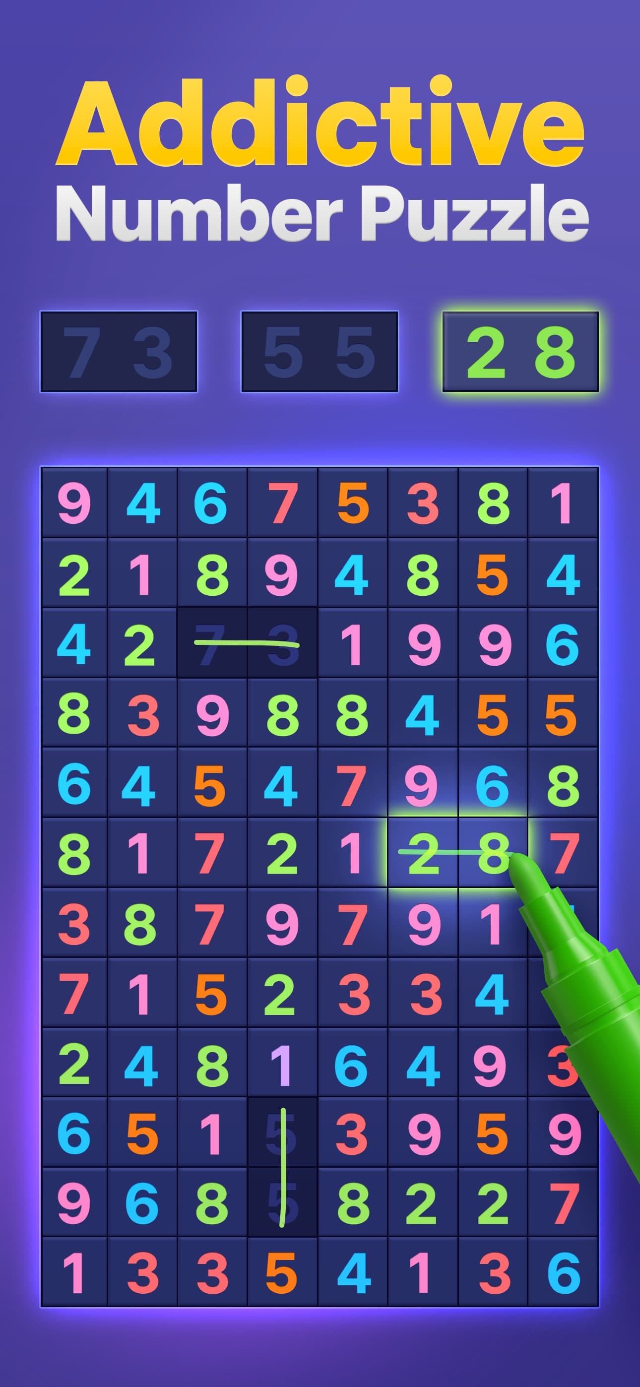 Number Tiles - Match Numbers screenshot 1 - screenshot