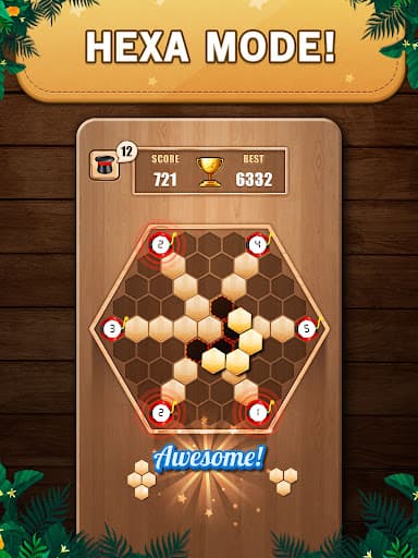 Wooden 100 Block Puzzle Game screenshot 14 - screenshot