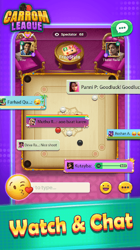Carrom League: Friends Online screenshot 3 - screenshot