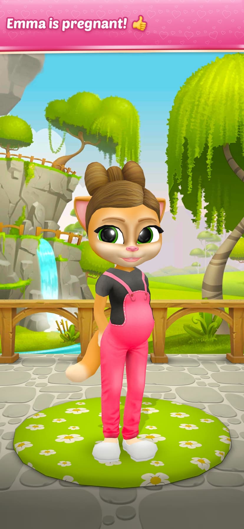 Pregnant Talking Cat Emma screenshot 1 - screenshot