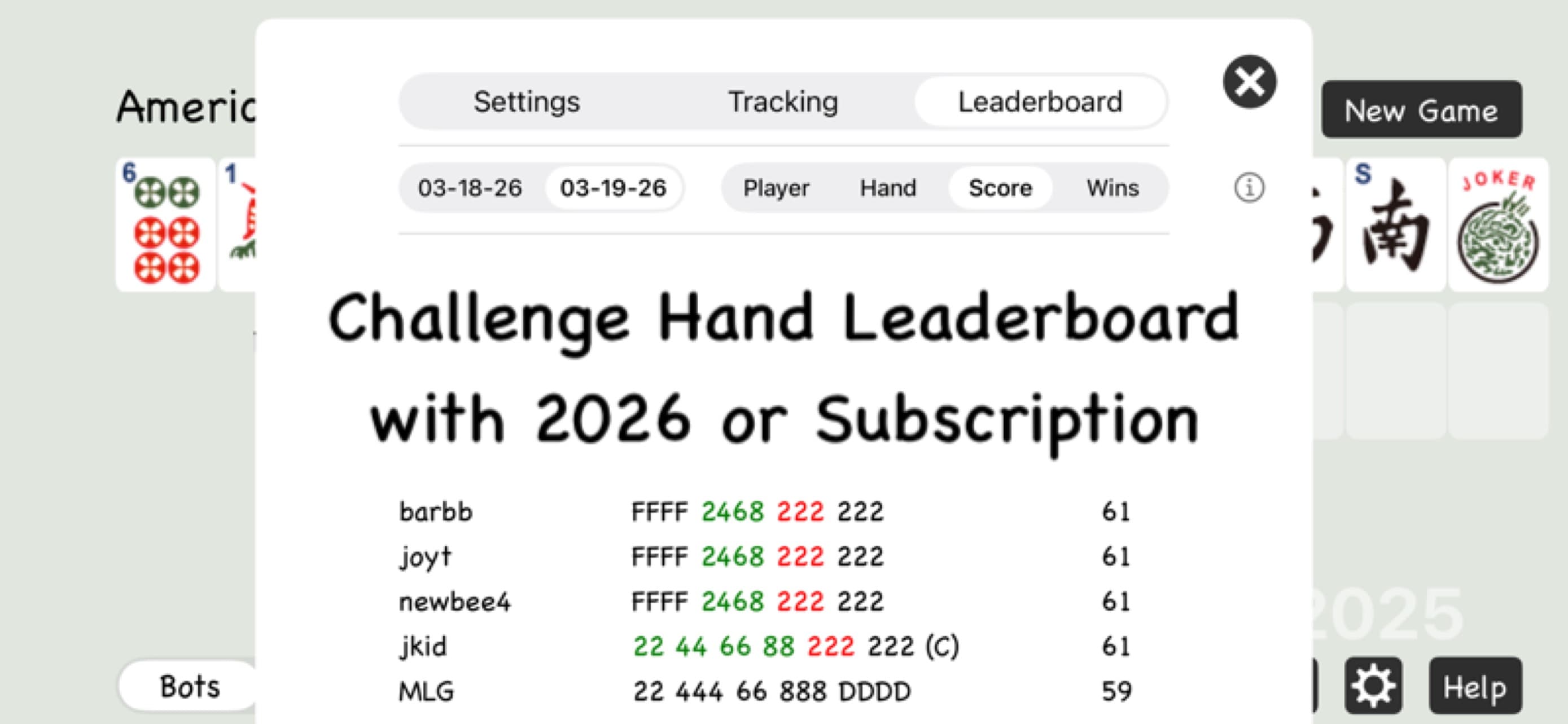 American Mahjong Practice screenshot 8 - screenshot