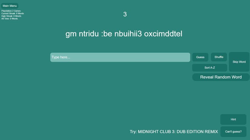Null - screenshot