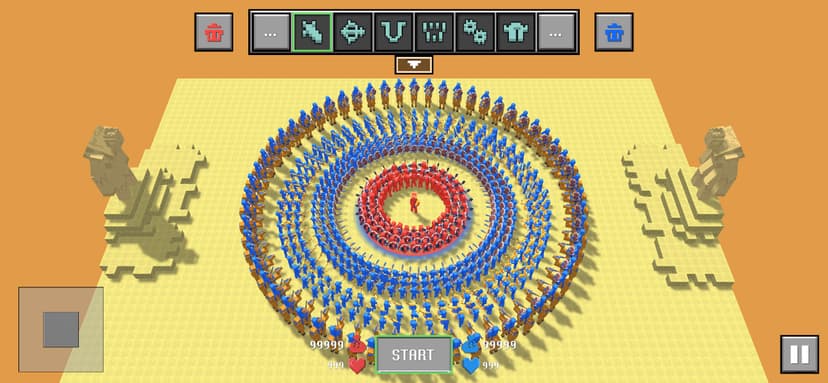 Blocky Ragdoll Battle screenshot 3 - screenshot