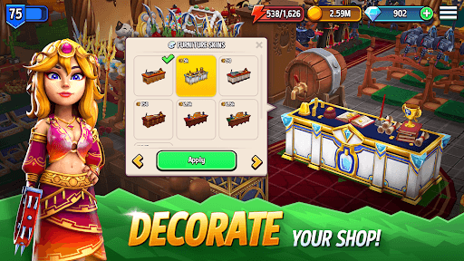 Shop Titans: Crafting Tycoon screenshot 3 - screenshot
