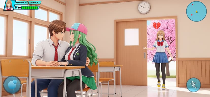 Anime Girl High School Life screenshot 1 - screenshot