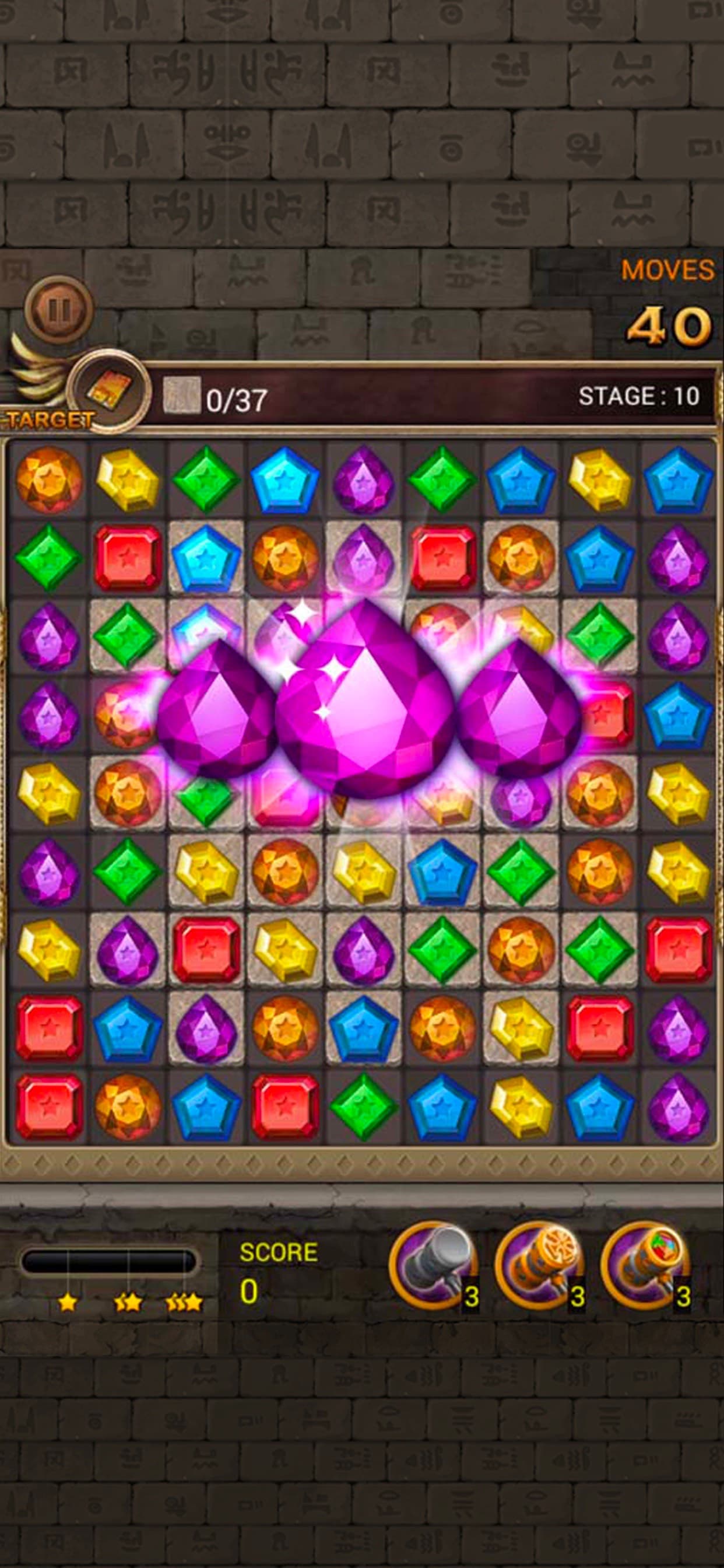 Jewels Temple Quest - Match 3 screenshot 1 - screenshot