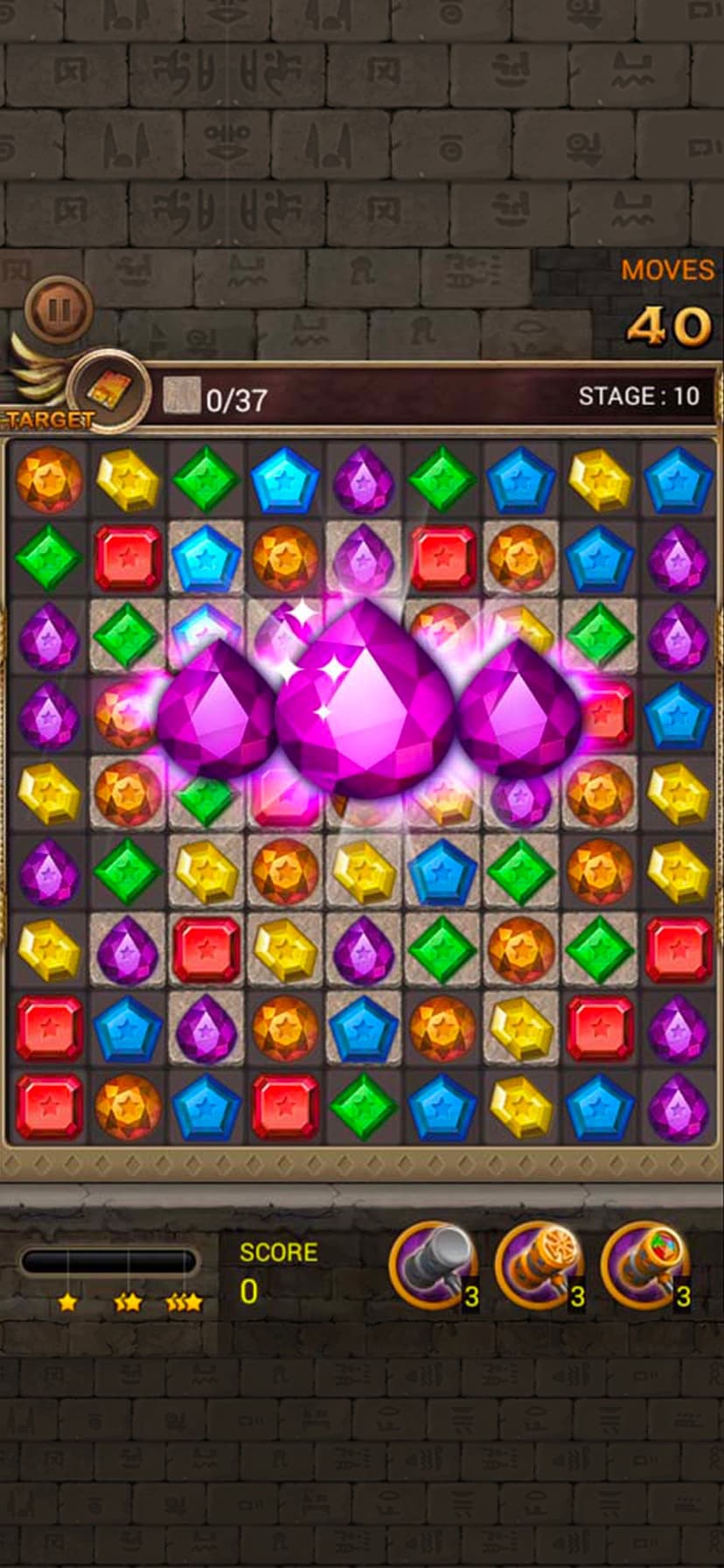 Jewels Temple Quest - Match 3 screenshot 1 - screenshot