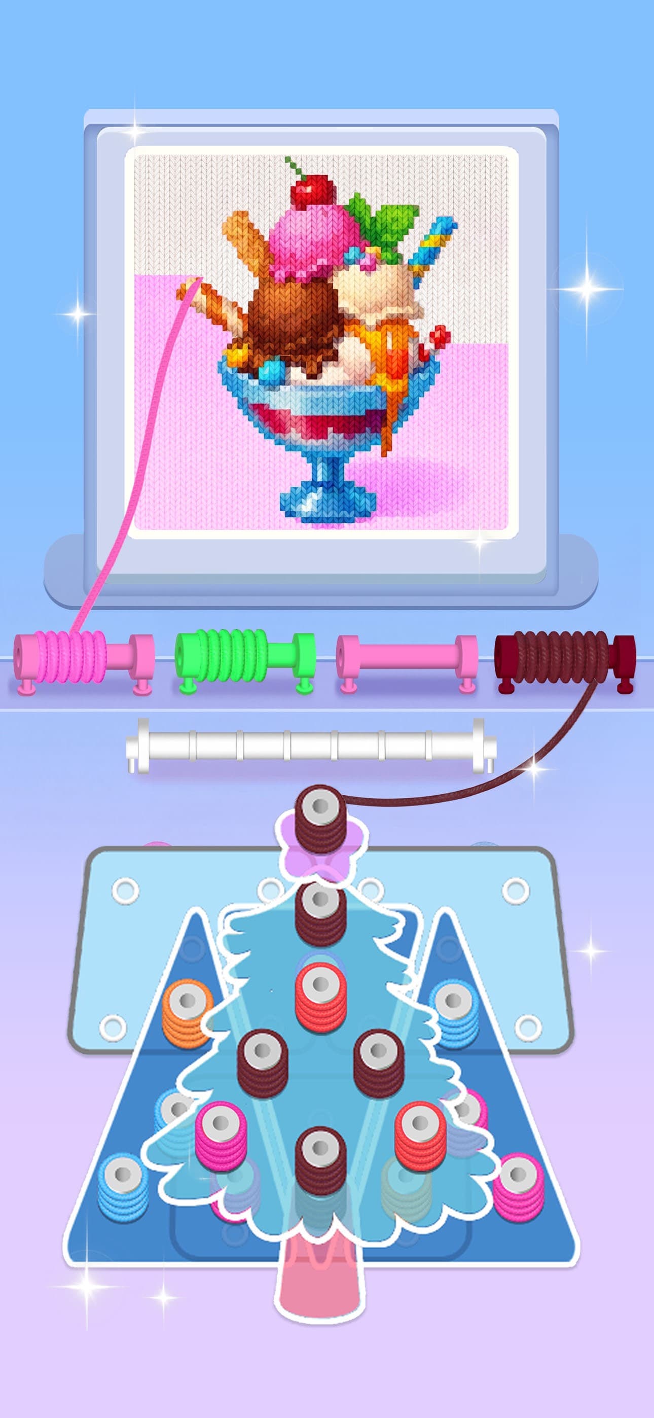 Wool Sort: Pixel Screw Yarn screenshot 1 - screenshot