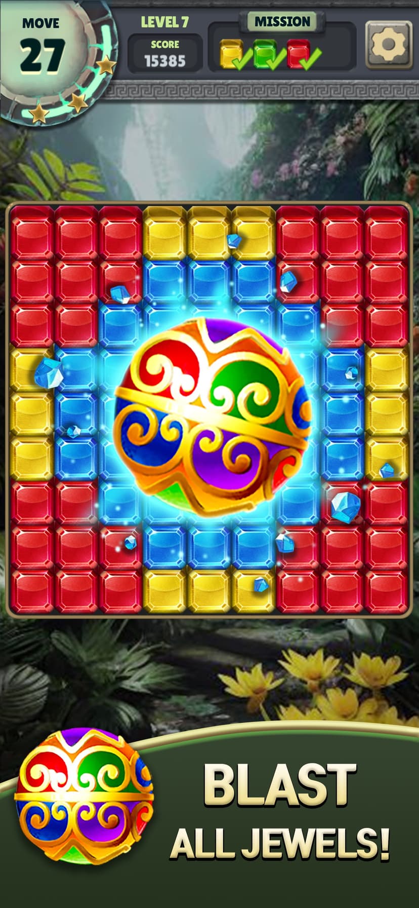 Jewel Blast : Temple screenshot 1 - screenshot