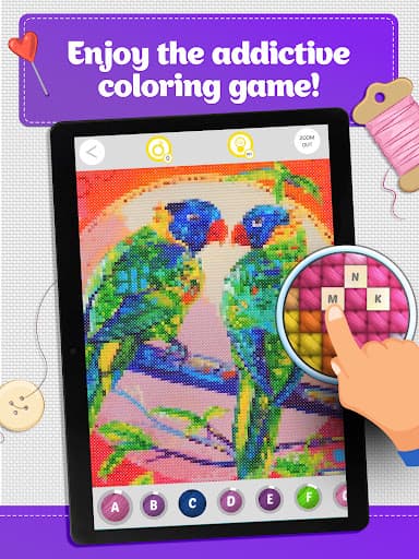 Cross Stitch Coloring Art screenshot 6 - screenshot