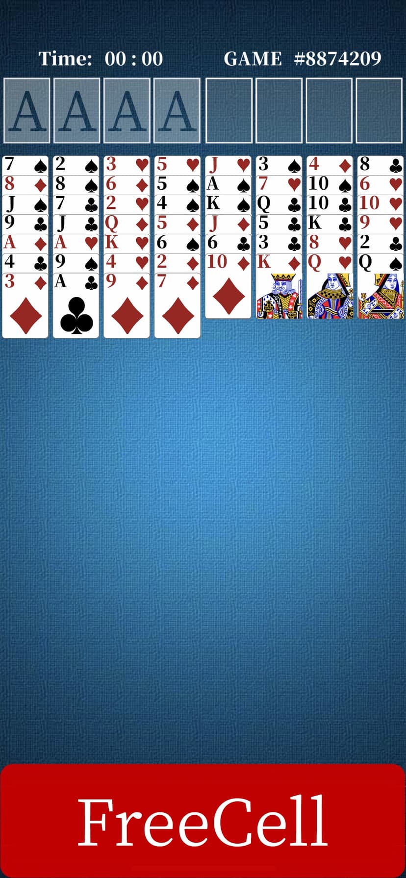 Classic FreeCell screenshot 1 - screenshot