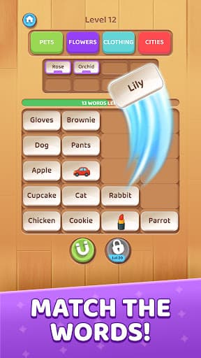 Word Match Connect: Logic game screenshot 1 - screenshot