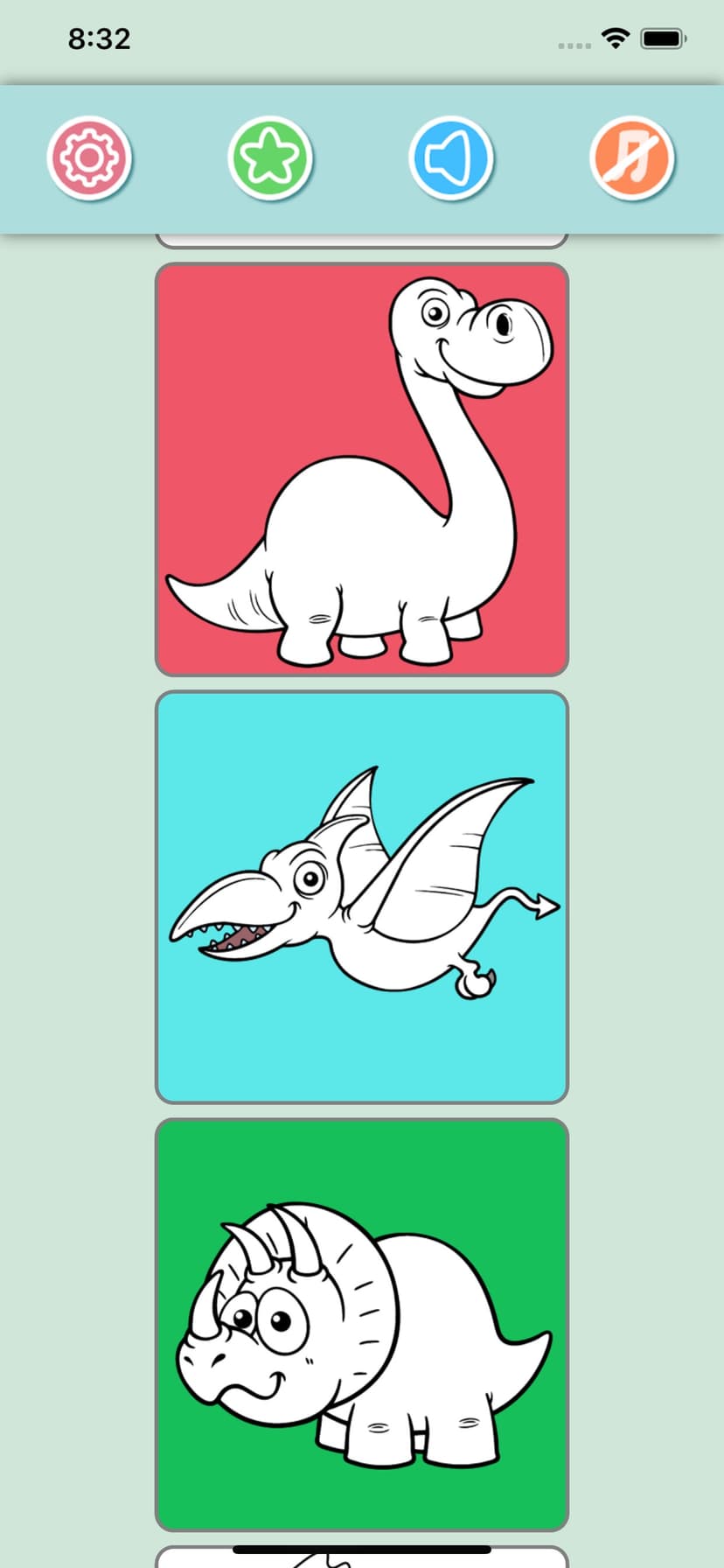 Dino Coloring Pages for Kids screenshot 8 - screenshot