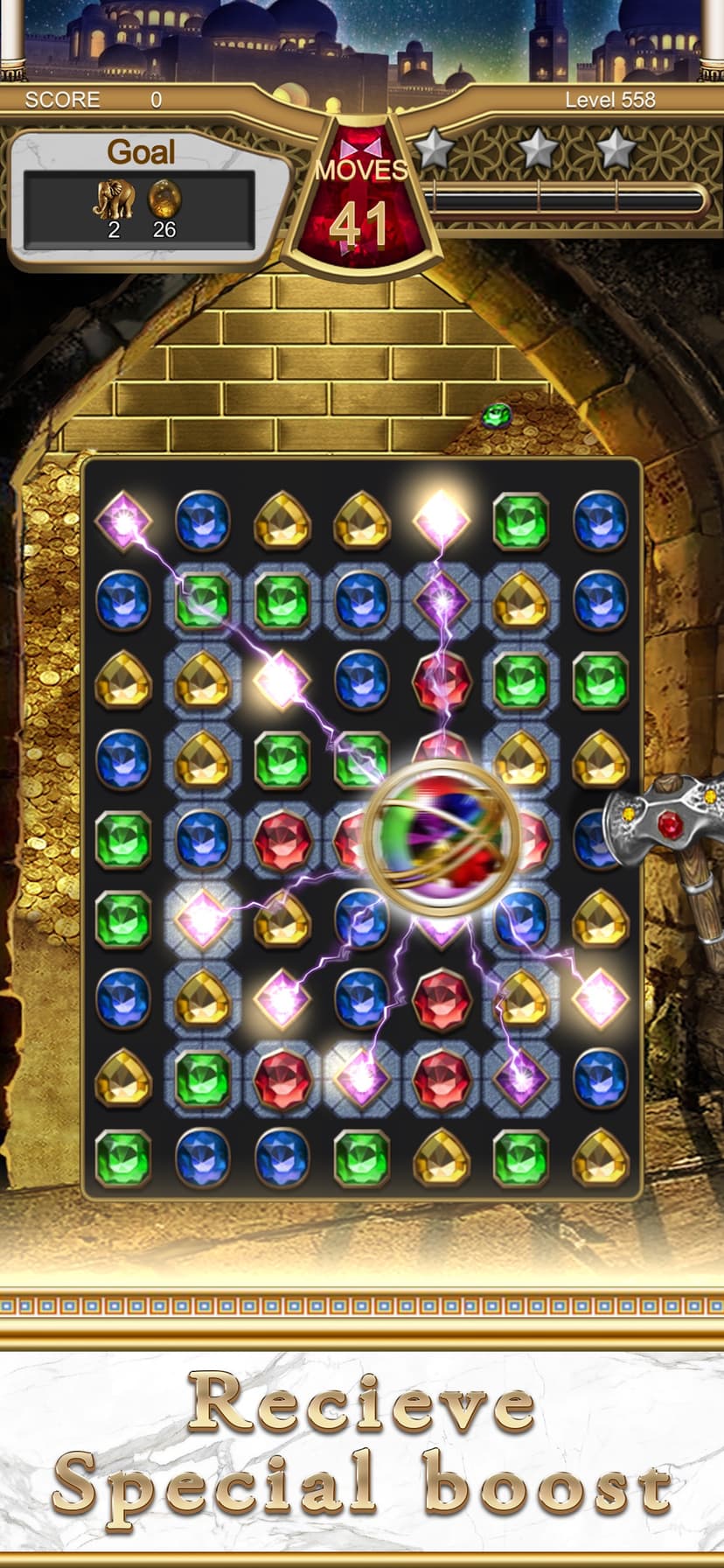 Jewels Magic Lamp screenshot 1 - screenshot