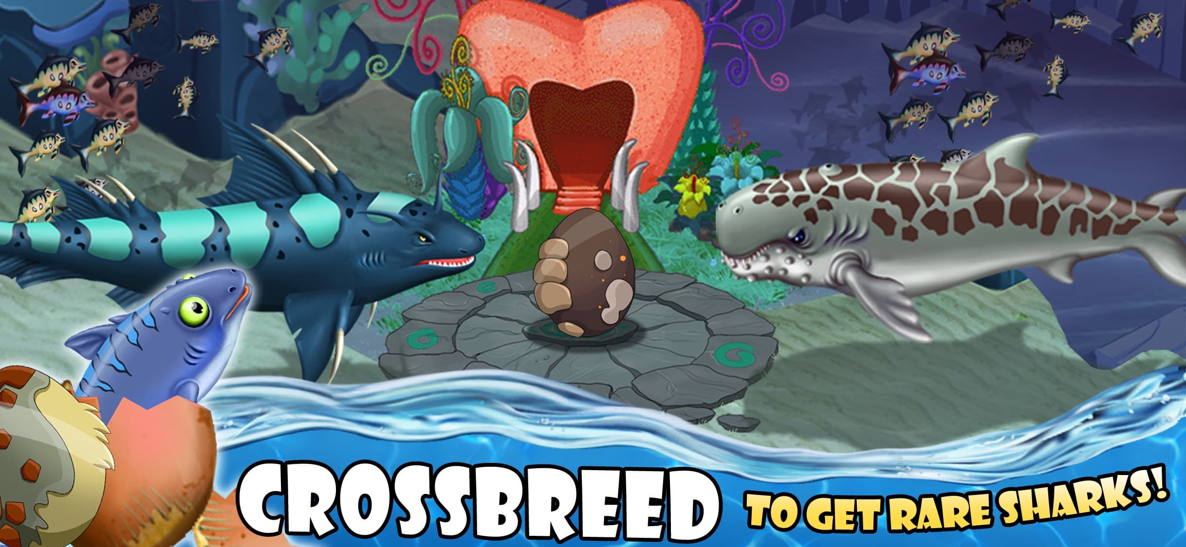 SHARK WORLD -water battle game screenshot 4 - screenshot