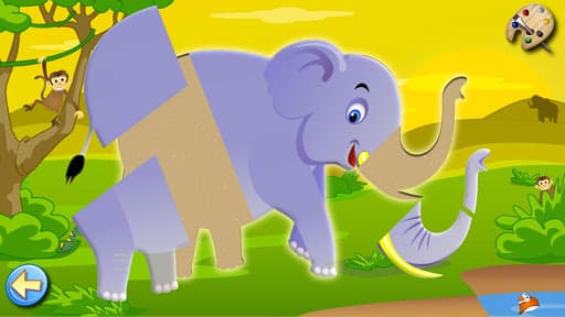 Savanna - Puzzles and Coloring screenshot 4 - screenshot