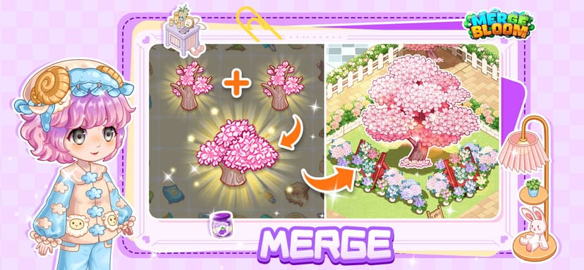 Merge Bloom - Garden games screenshot 2 - screenshot