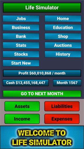 Life Simulator - Business Game screenshot 1 - screenshot