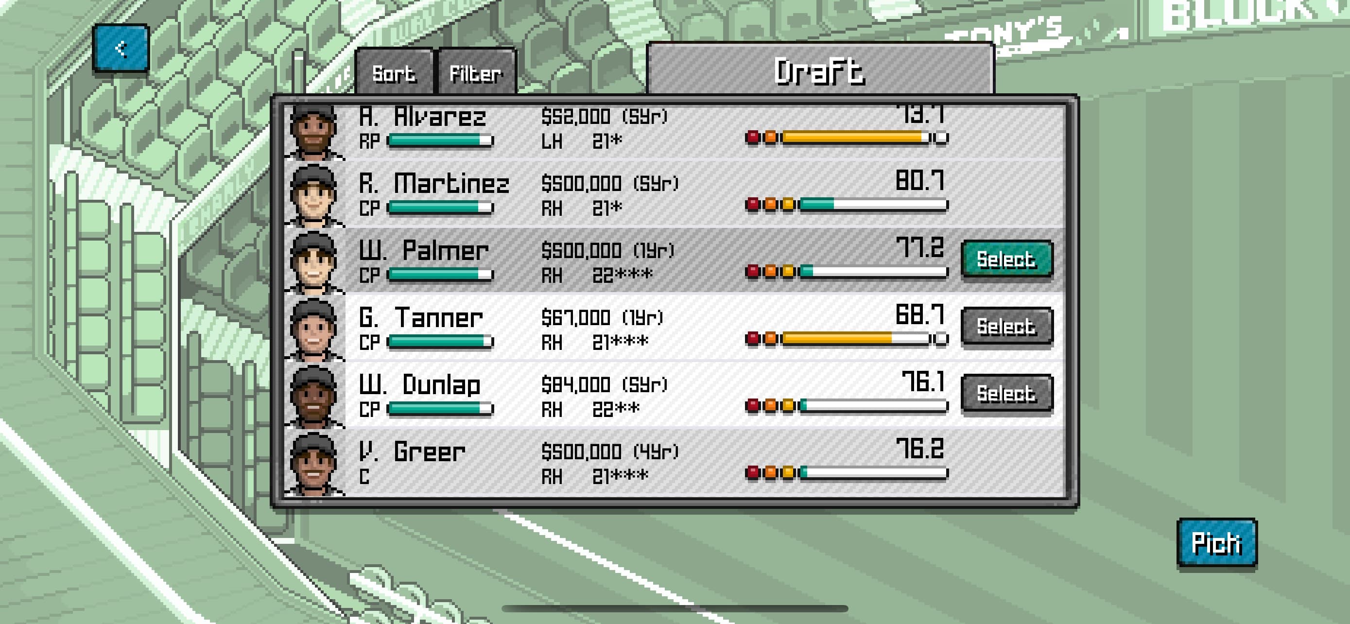 Pixel Pro Baseball screenshot 10 - screenshot
