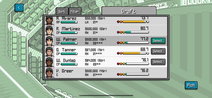 Pixel Pro Baseball screenshot 10 - screenshot