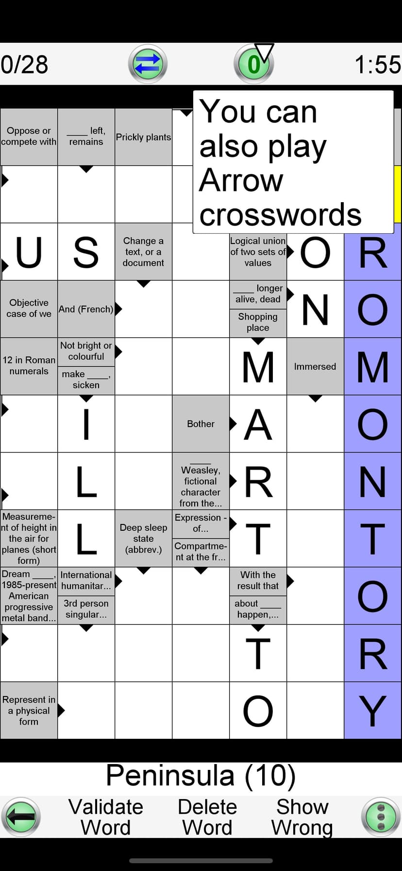 Crossword Unlimited screenshot 2 - screenshot