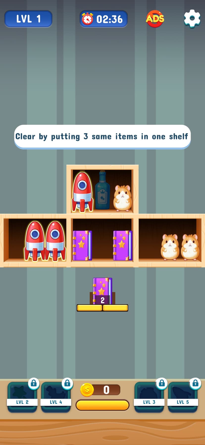 Shelf Sort Puzzle Game screenshot 1 - screenshot