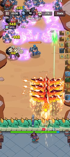 Fluffy Backpack: Merge Defense screenshot 3 - screenshot