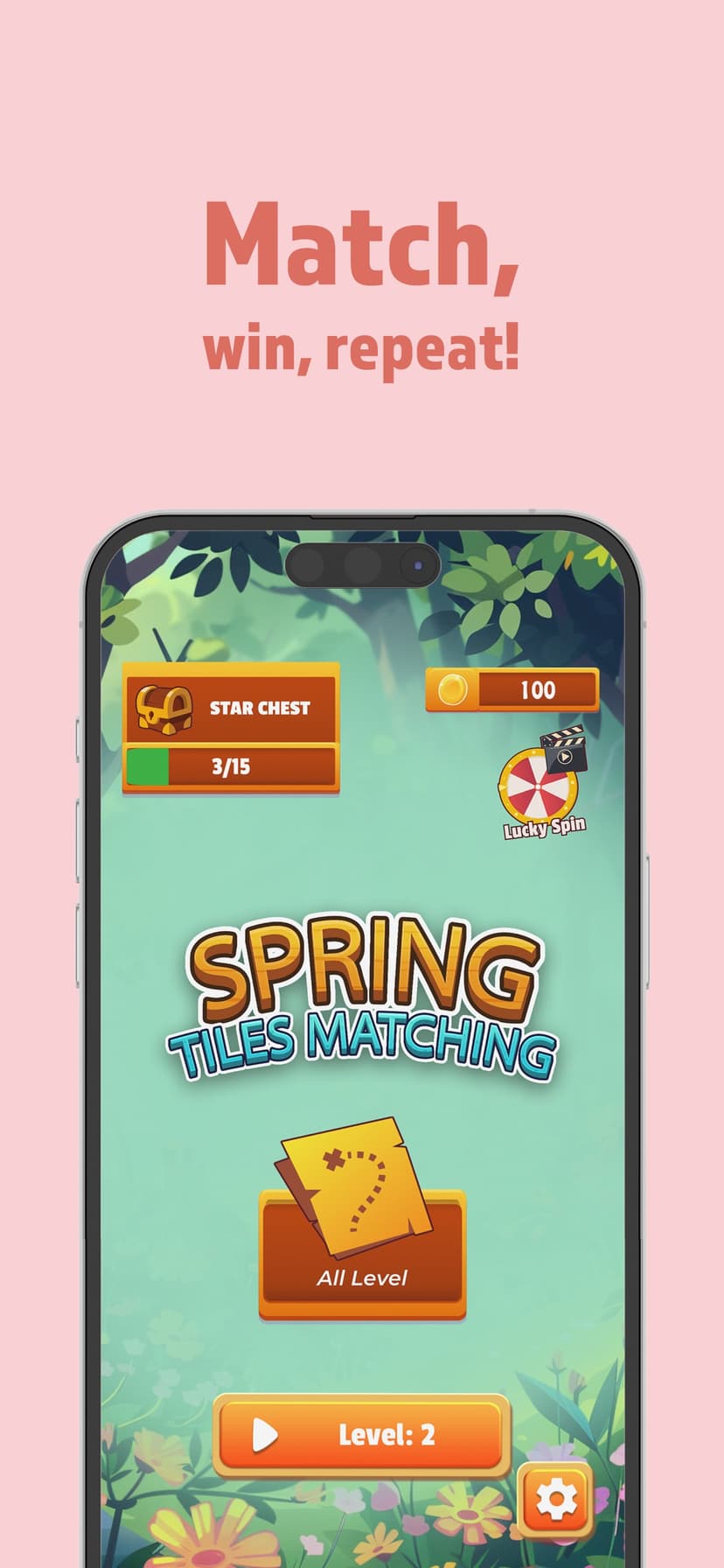 Spring Tiles Matching screenshot 1 - screenshot