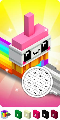 Voxly: 3D Color by Number. screenshot 1 - screenshot