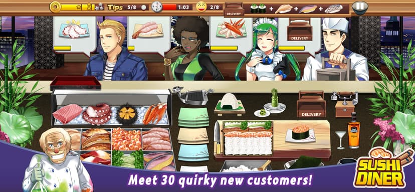 Sushi Diner – Fun Cooking Game screenshot 2 - screenshot