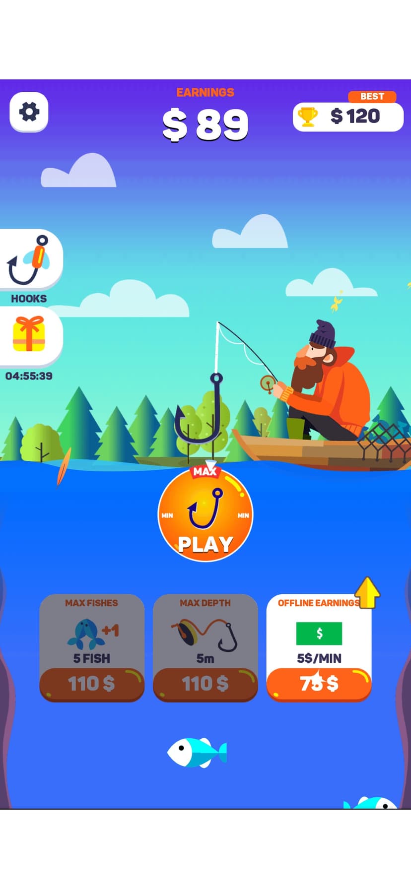 Tiny Fishing screenshot 1 - screenshot