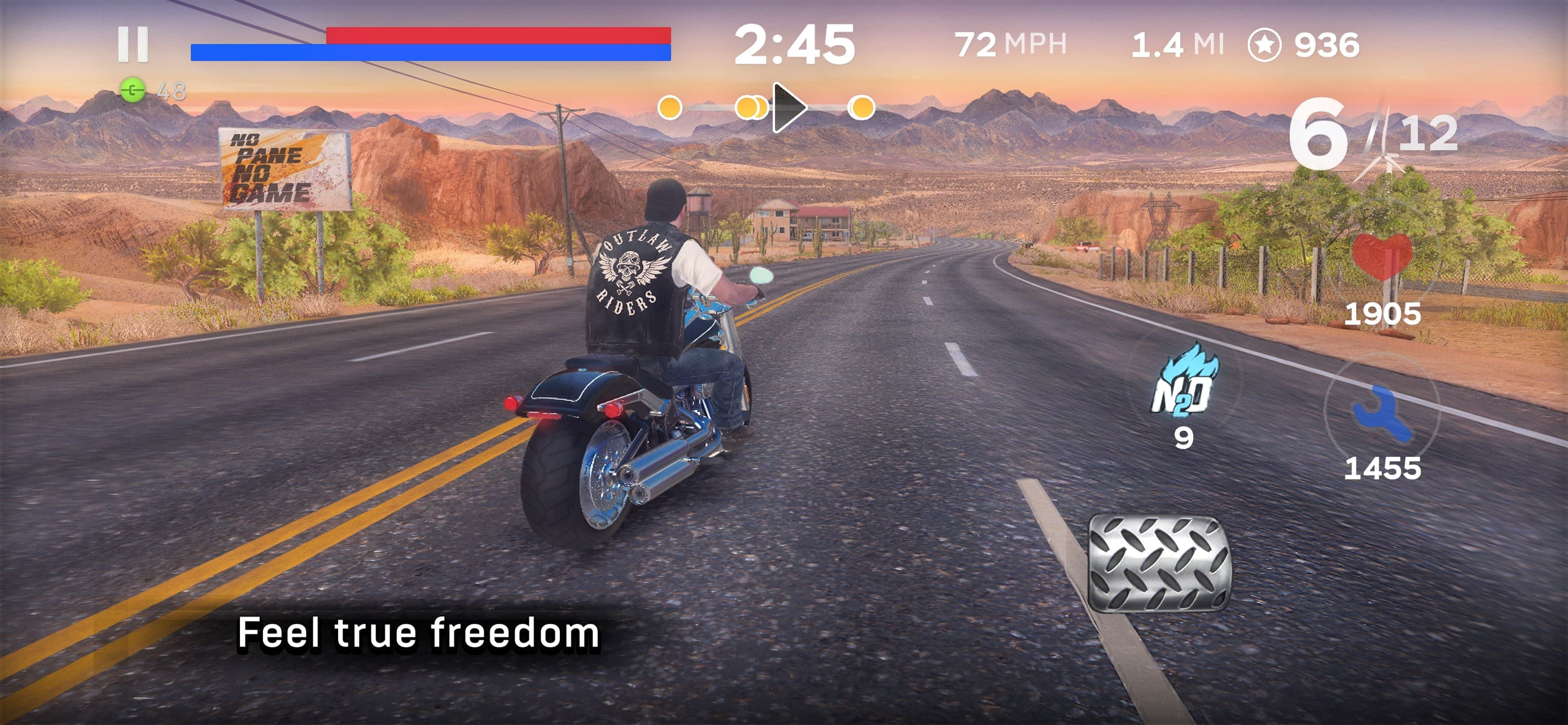 Outlaw Riders: Biker Wars screenshot 5 - screenshot