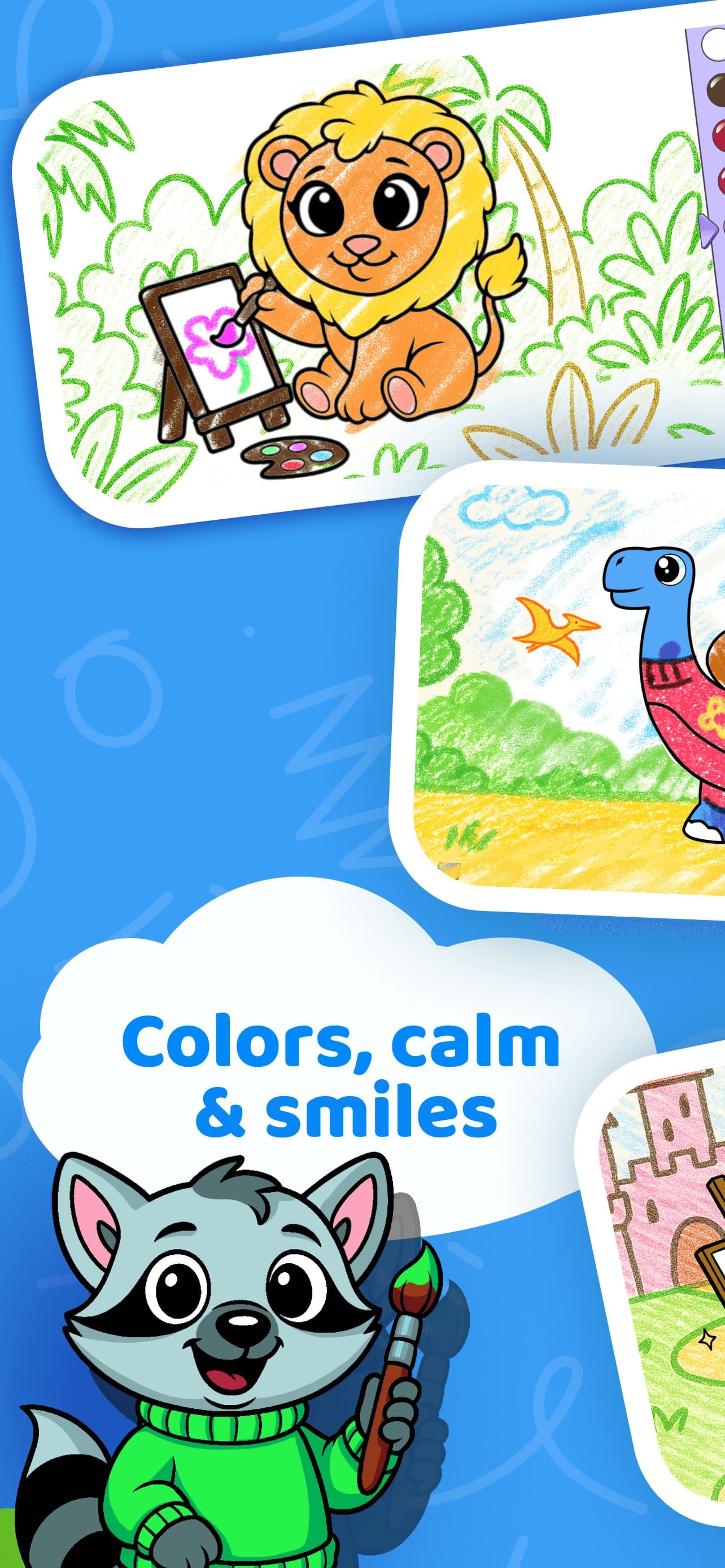 Coloring book for kids 2-6 screenshot 1 - screenshot