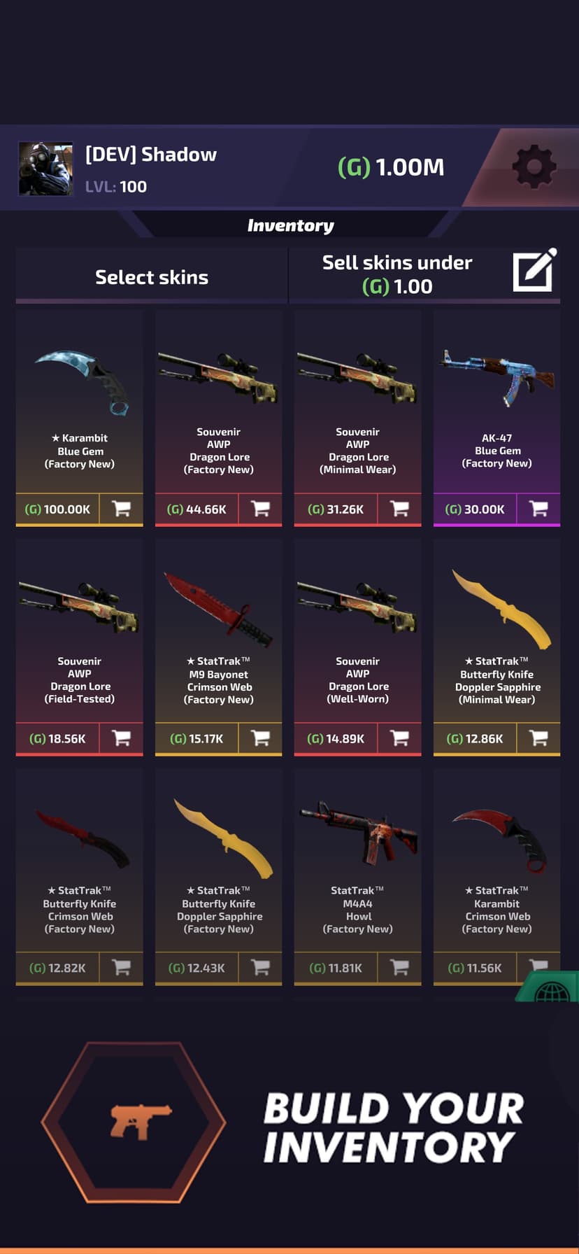 Case Battle - Skins Simulator screenshot 2 - screenshot