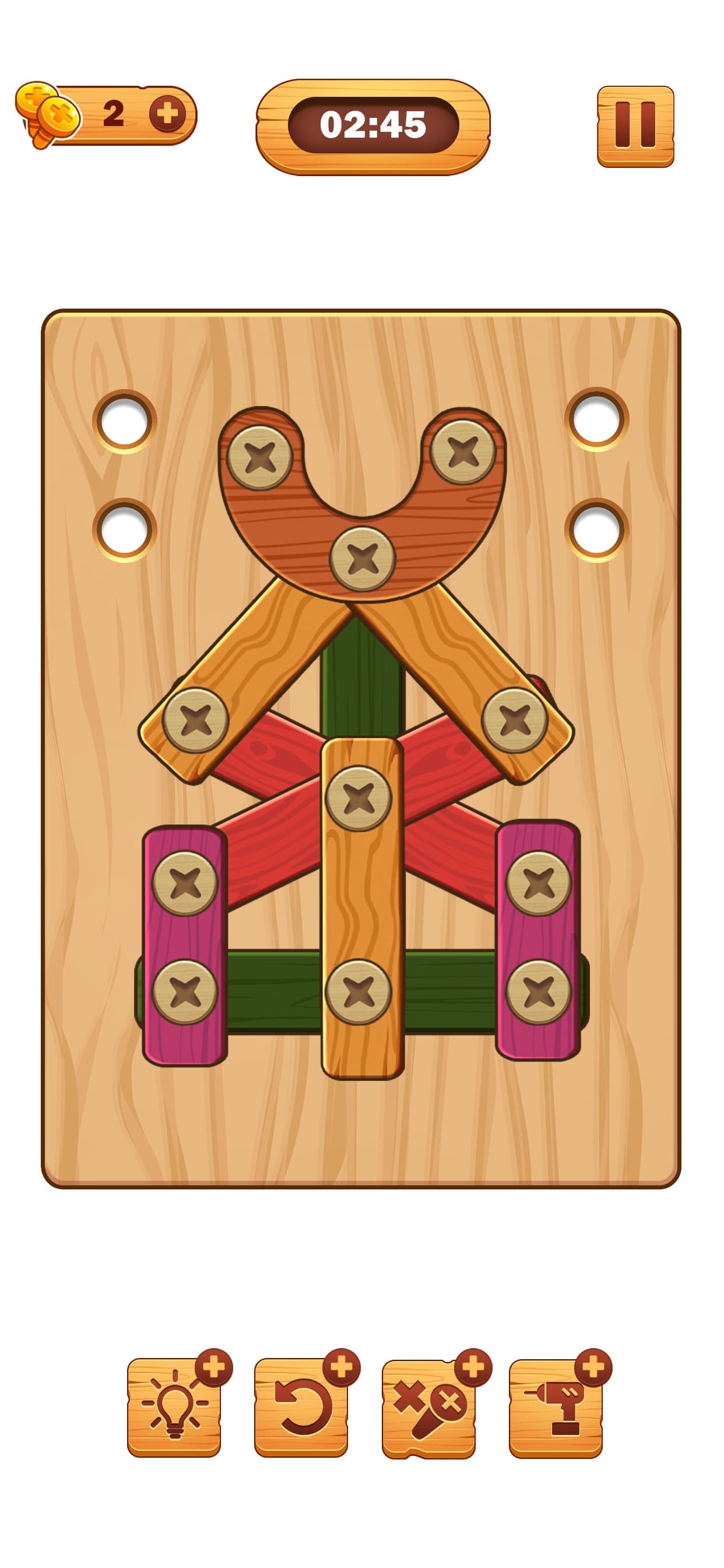 Screw Puzzle: Wood Nut & Bolt™ screenshot 8 - screenshot