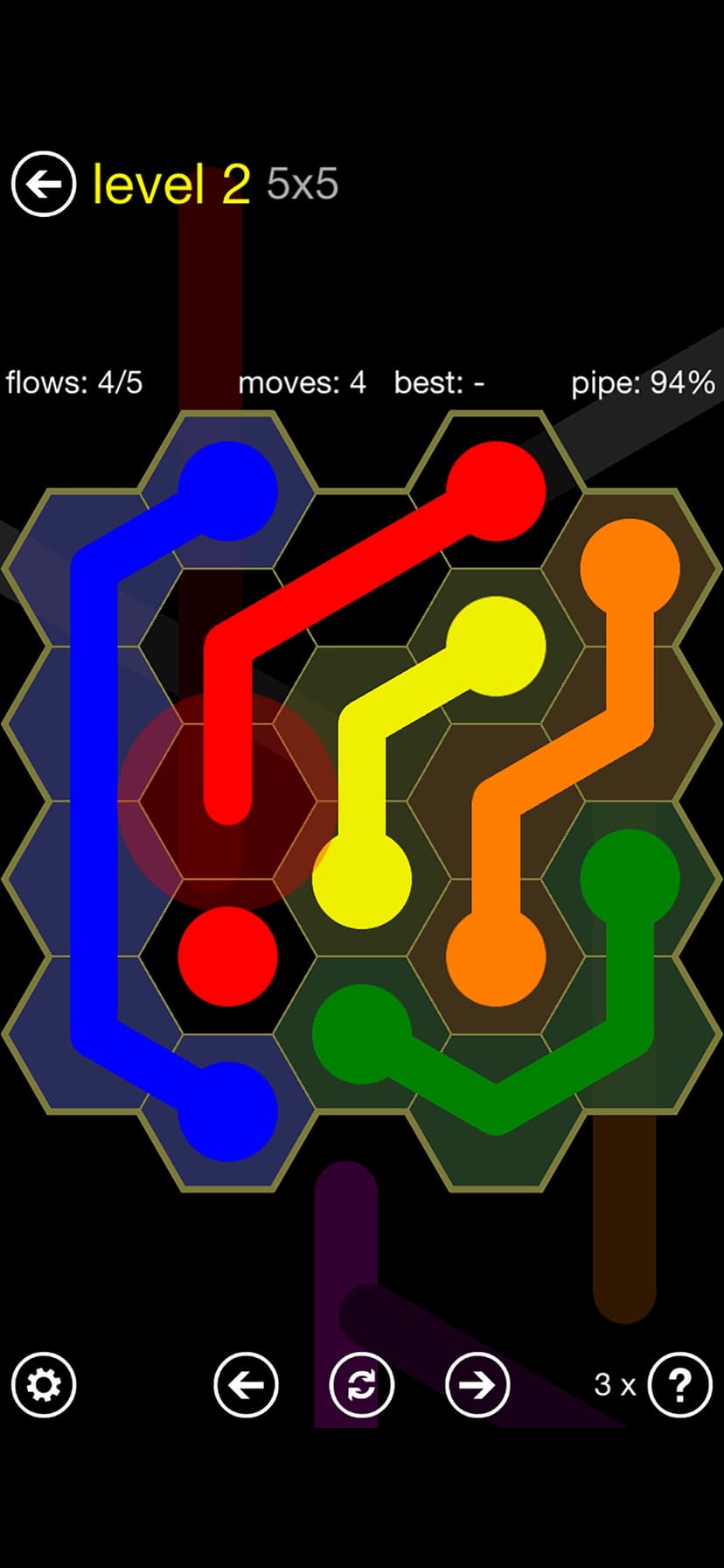 Flow Free: Hexes screenshot 1 - screenshot