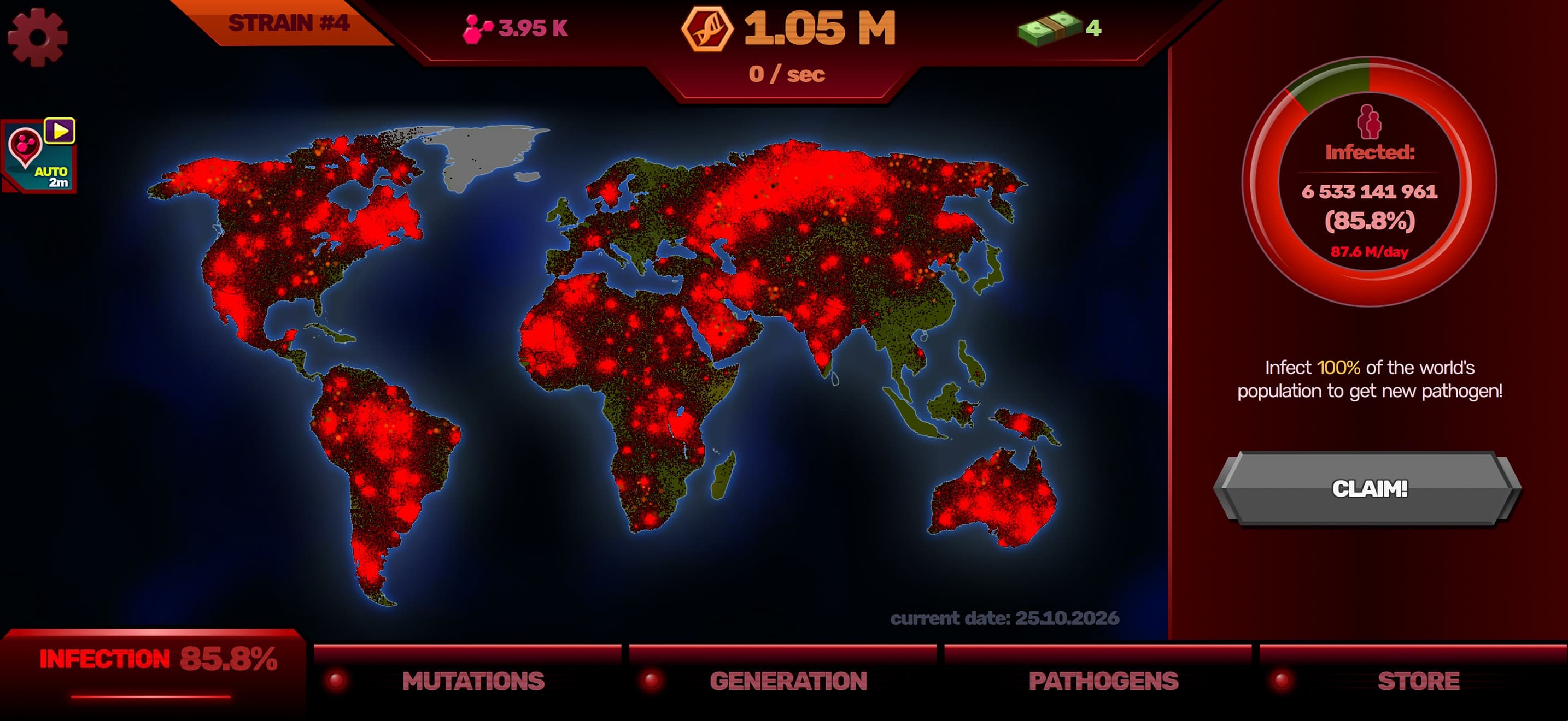 Patient Zero: Virus game screenshot 2 - screenshot