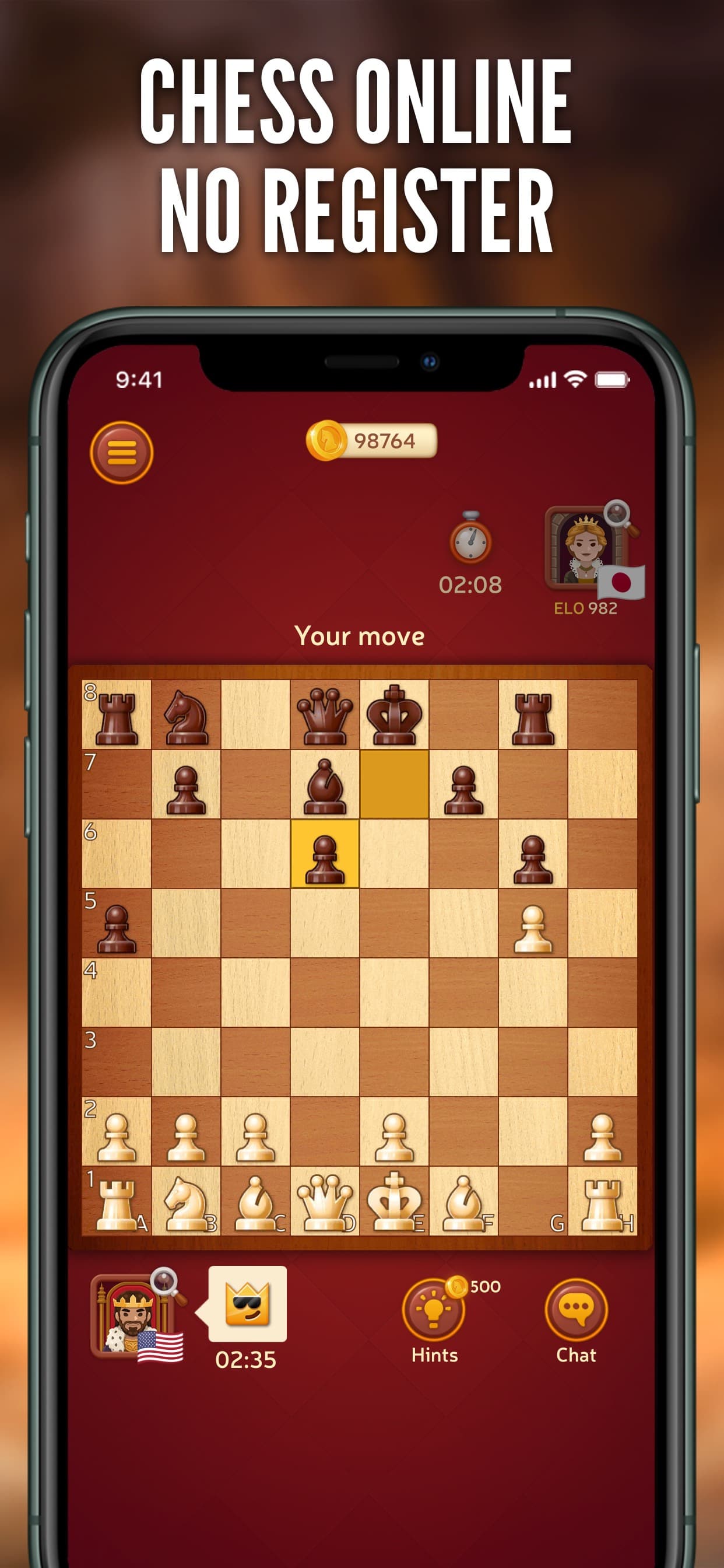 Chess Online - Clash of Kings screenshot 1 - screenshot