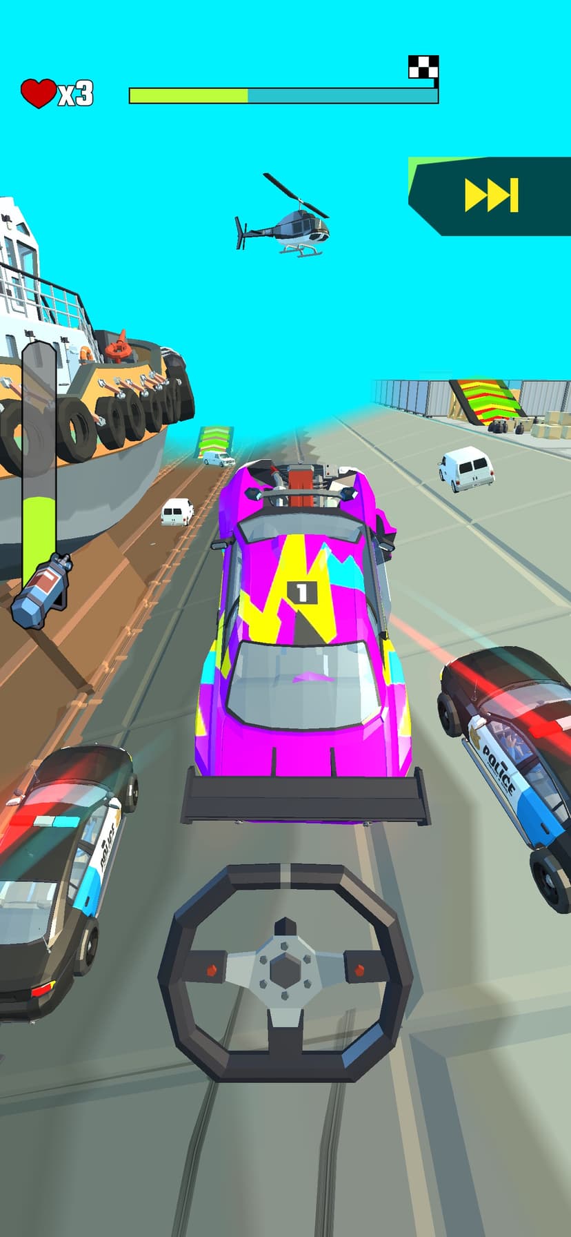 Crazy Rush 3D - Police Chase screenshot 5 - screenshot