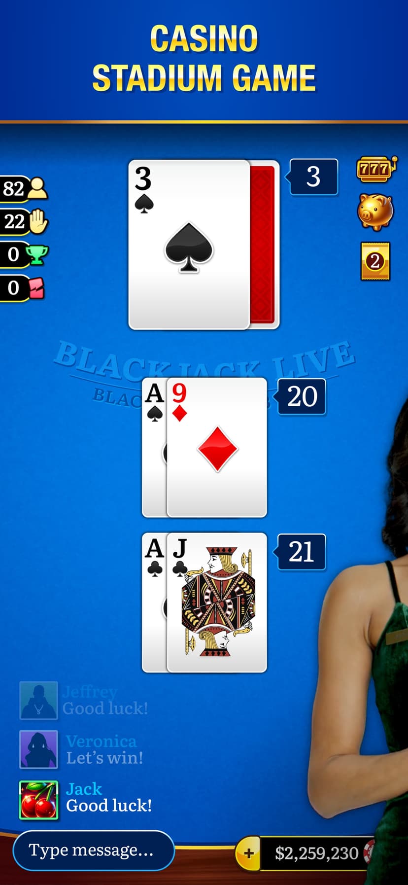 Blackjack Live ™ Casino 21 screenshot 4 - screenshot