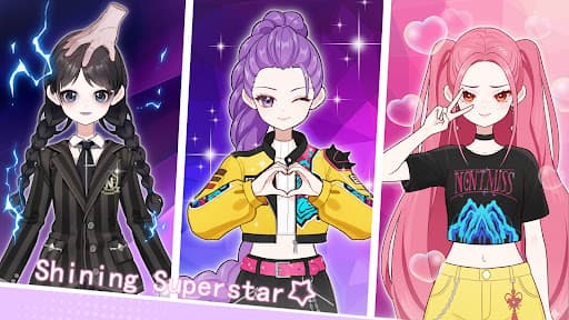 Rumi Dress up game screenshot 1 - screenshot