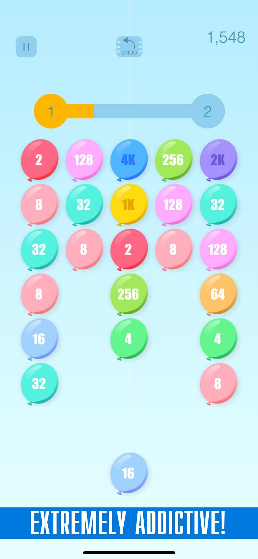 Merge Bubbles 2K screenshot 1 - screenshot