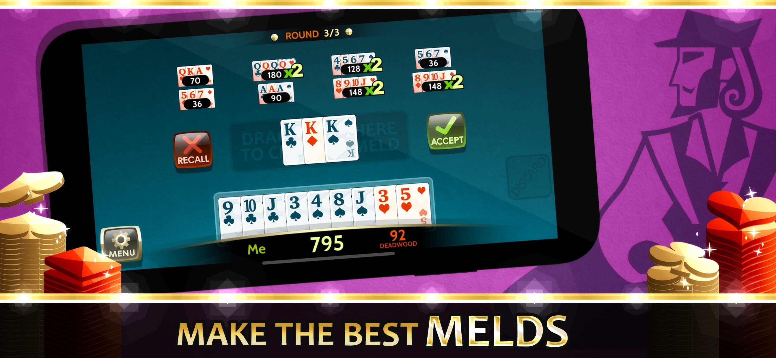 Rummy Solitaire screenshot 3 - screenshot