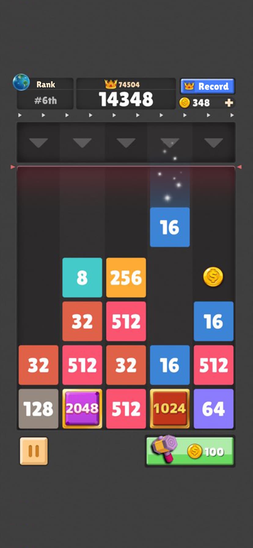 Drop The Number : Merge Puzzle screenshot 5 - screenshot